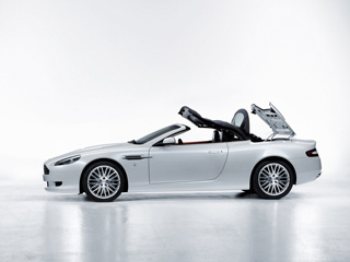 Aston Martin DB9 Volante opening up